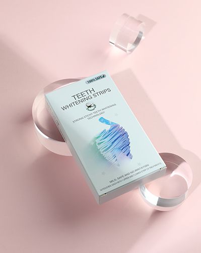 شرائح تبييض الأسنان بقوة 6% HP